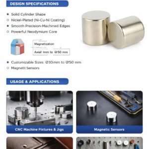 20 x 20mm Neodymium Disc Magnets  pack of 1pc