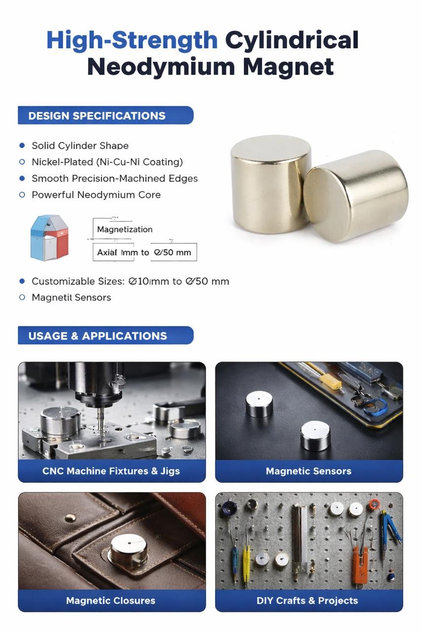 20 x 20mm Neodymium Disc Magnets pack of 1pc