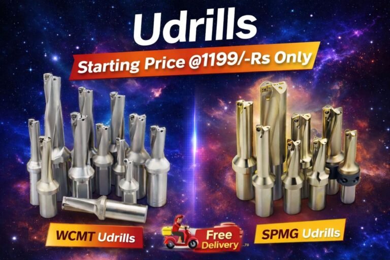 John Mathew ⭐⭐⭐☆ Very dependable U-drill for regular shop work. It gives consistent hole quality and performs smoothly. Good choice for long-term use.